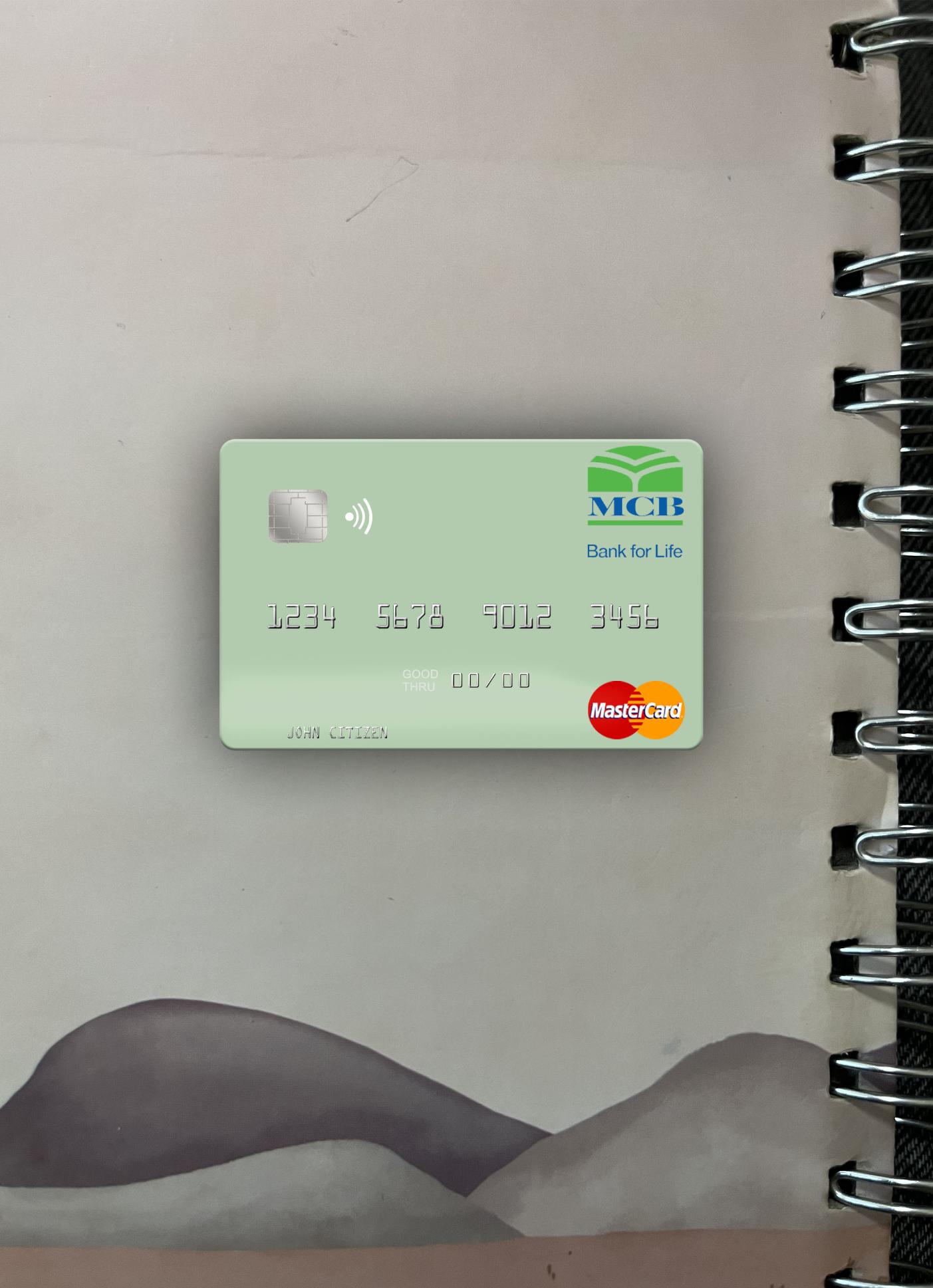 Download United Arab Emirates MCB Bank mastercard photolook front Photoshop template